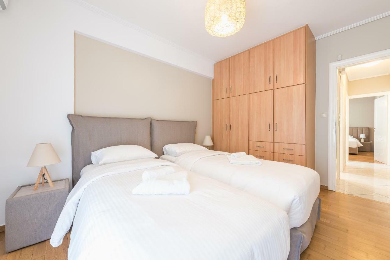 Luxury And Spacious Apt For 6 Guests Atene Esterno foto